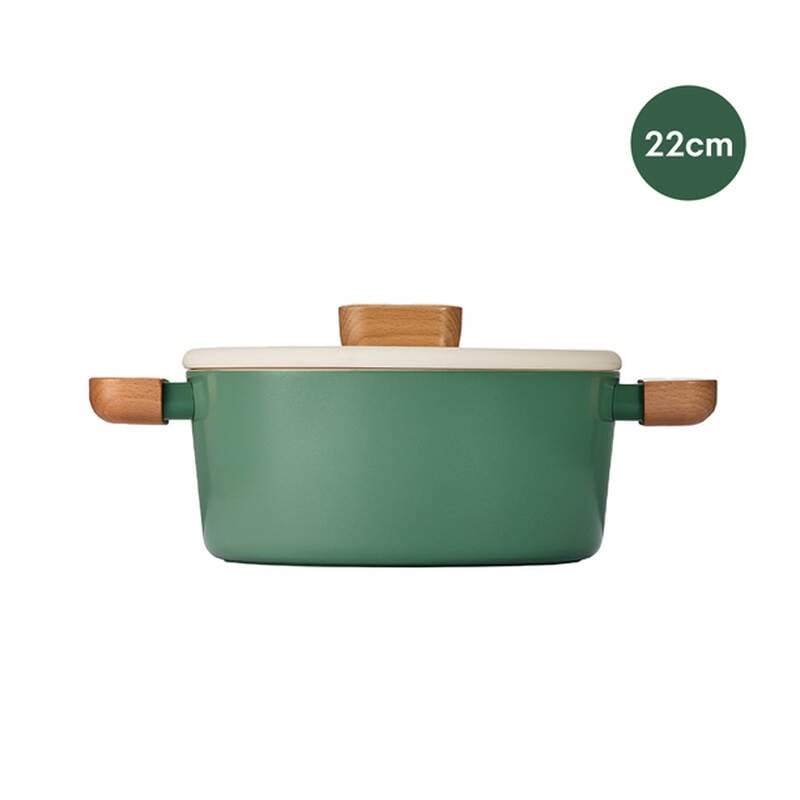 Nồi chống d&iacute;nh LocknLock Suit Sage IH phủ sứ ceramic d&ugrave;ng được bếp từ, bếp gas, bếp hồng ngoại v&agrave; bếp điện image number null